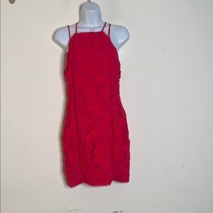 Greylin Vibrant Red Kids Casual Dress